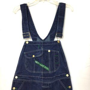 KEY IMPERIAL Overall Bibs Denim Work Wear  VTG EUC
